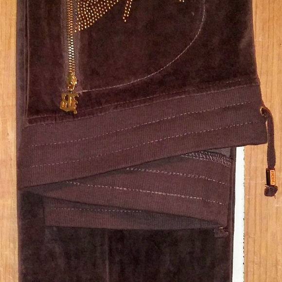 Velour pants. Embellished..NWOT - Picture 3 of 8